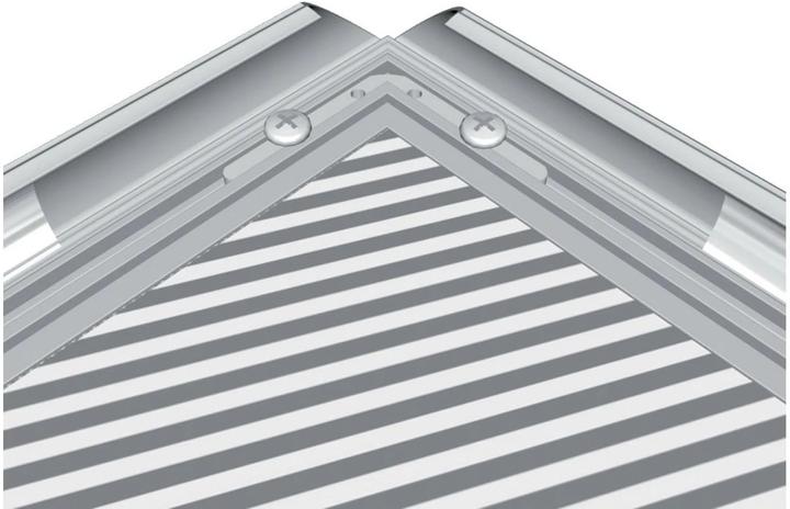 Actual product image Franken Poster frame "Outdoor", DIN A4, 25 mm frame profile silver anodised aluminium snap frame, synthetic