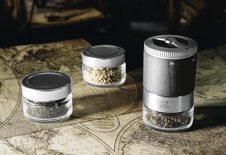 Produktbild Peugeot Pfeffermühle und 3 Vorratsgläser 'Pfefferbar u'Select' (Pfeffer)