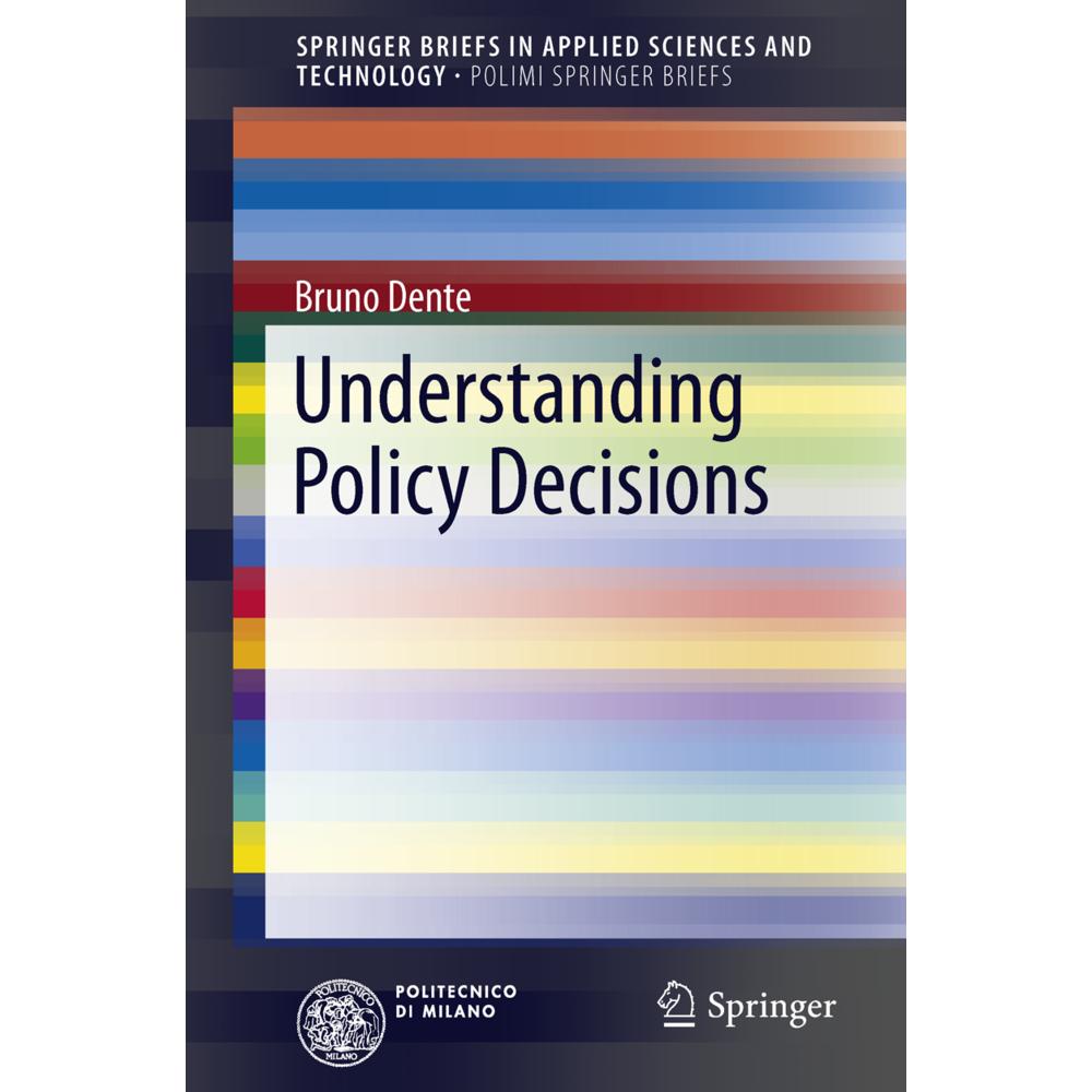 Understanding Policy Decisions, Fachbücher von Bruno Dente