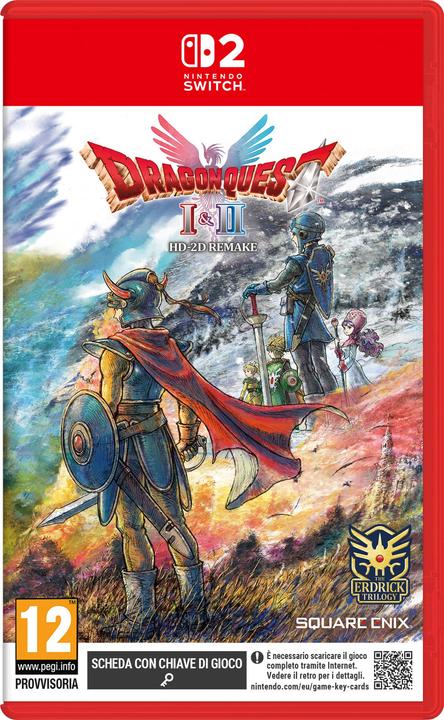Actual product image Square Enix Dragon Quest 1&2 HD-2D Remake (GKEY) (Switch 2, DE, EN, ES, FR, IT)