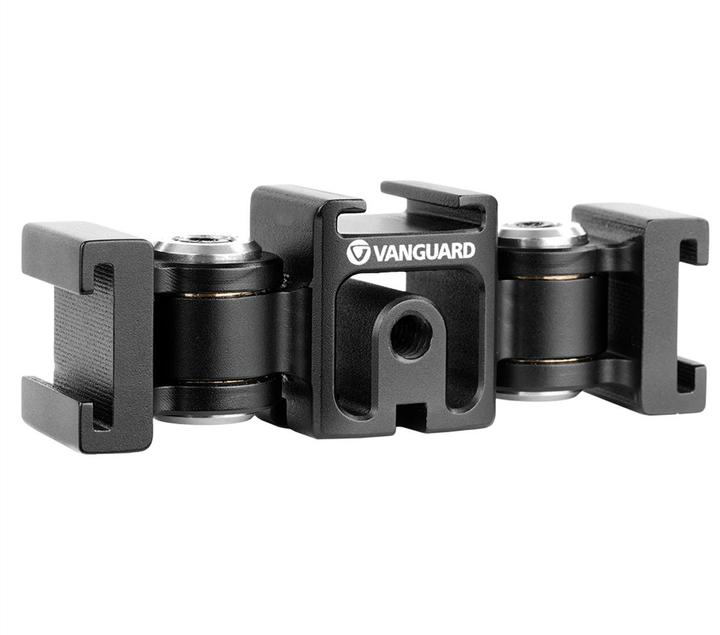 Actual product image Vanguard VEO CSMM3 Expandable Triple Cold Shoe Holder (Metal)