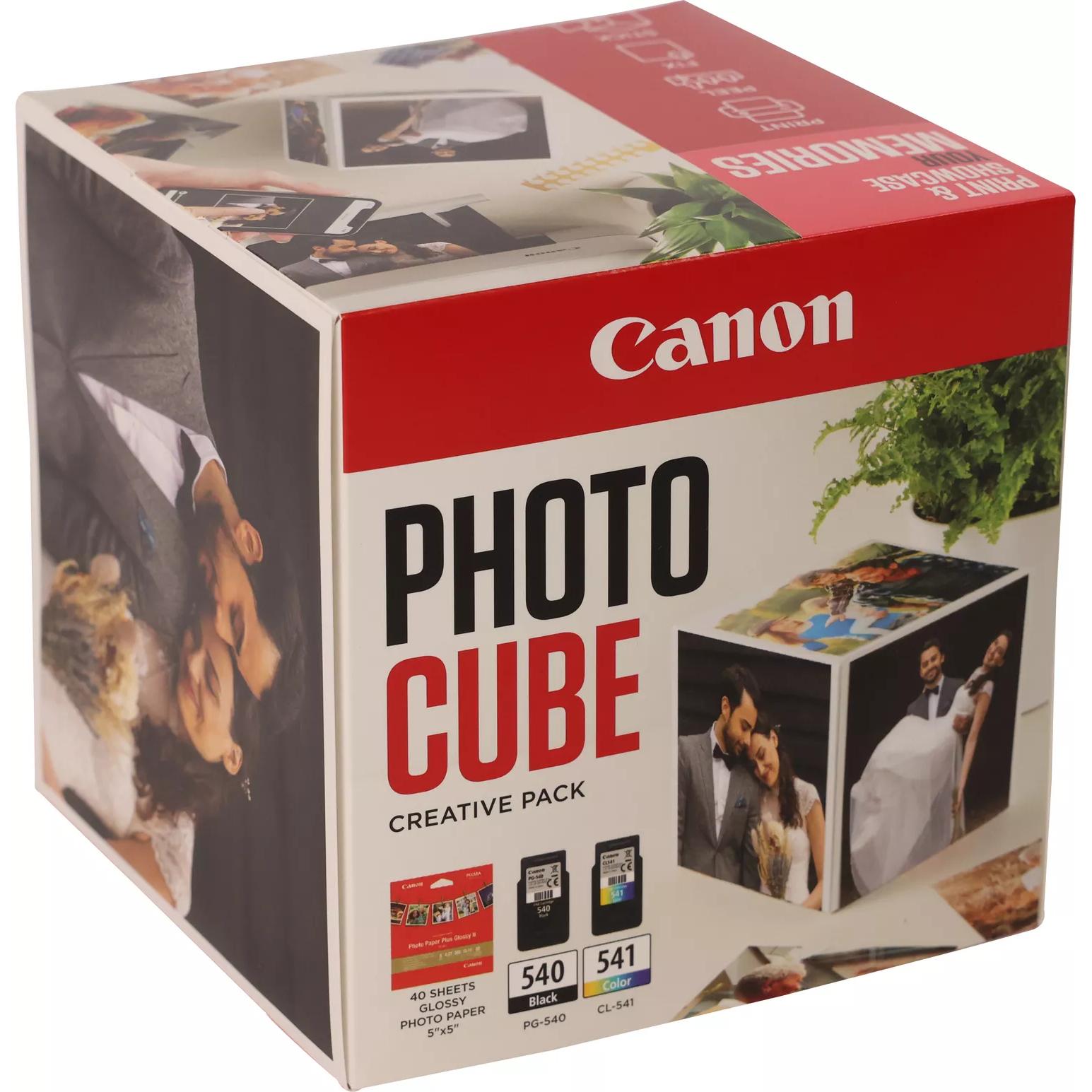 Canon, Druckerpatrone, Ink/5x5 Phot Paper PP-201 40sheets+ (M, C, BK, Y)