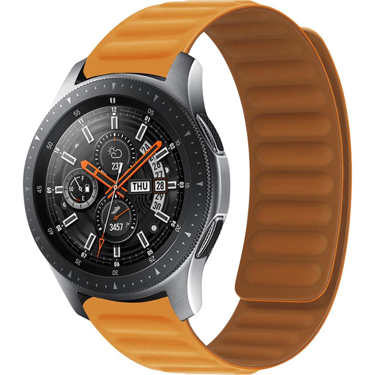 Avizar Ersatzarmband (Silikon, Honor Magic Watch), Uhrenarmband, Orange