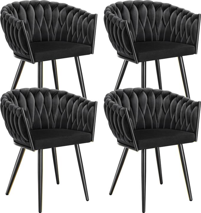 Actual product image tectake Esszimmerstuhl Astano 4er Set