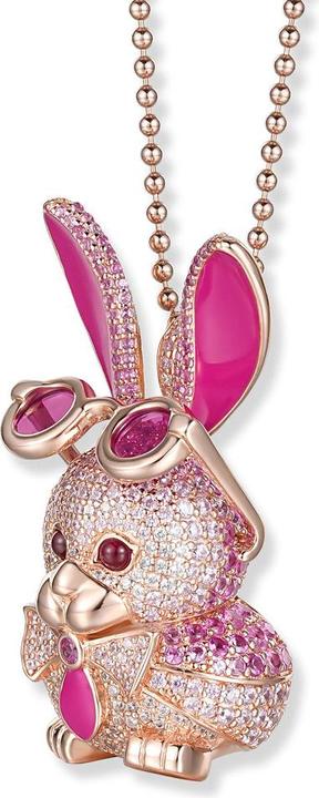 Actual product image Seinerzeit Ms. Roxy bunny pendant (Silver 925, Enamel)
