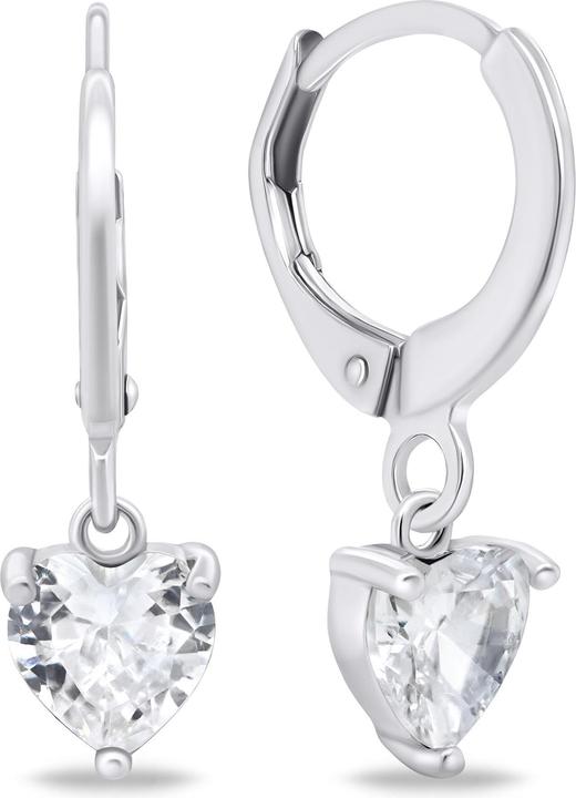 Immagine prodotto Brilio Argento - Orecchini a cerchio in argento Cuore EA654W