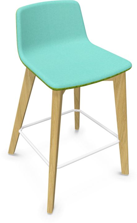 Mint, White, Light green melange, Ash natural light grey stained