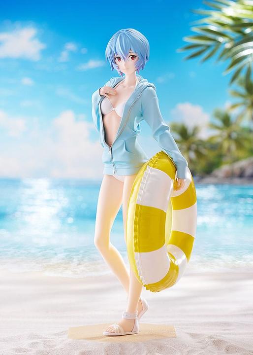 Produktbild Good Smile Company Rebuild of Evangelion Pop Up Parade L PVC Statue Beach Queens: Rei Ayanami 22 cm