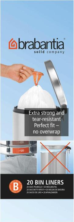 Produktbild Brabantia PerfectFit Grösse B (20 x, 5 l)