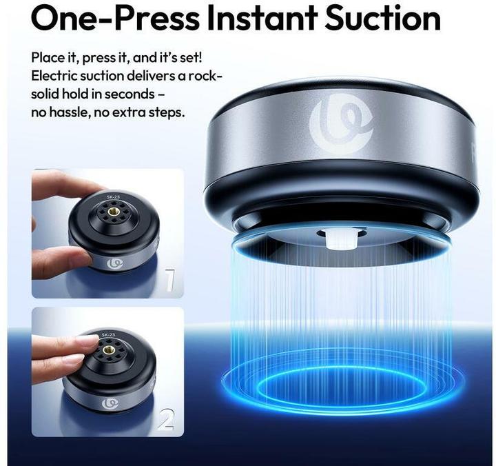 Actual product image Ulanzi SK 23 Electric Suction Base with 1/4" Screw