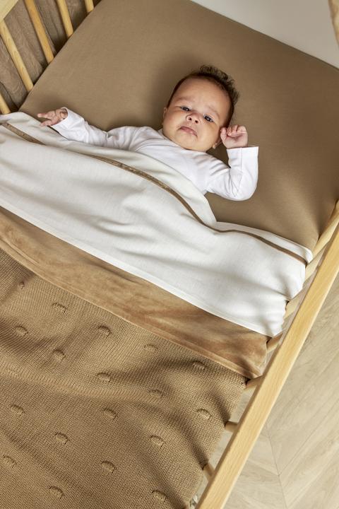 Immagine prodotto Meyco lenzuolo fitted in jersey 60x120 taupe (60 x 120 cm)