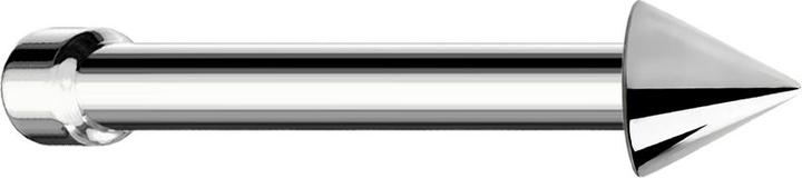Produktbild Star Piercing Nasenstecker gerade silber mit Cone (ohne Messing, Chirurgenstahl 316L)