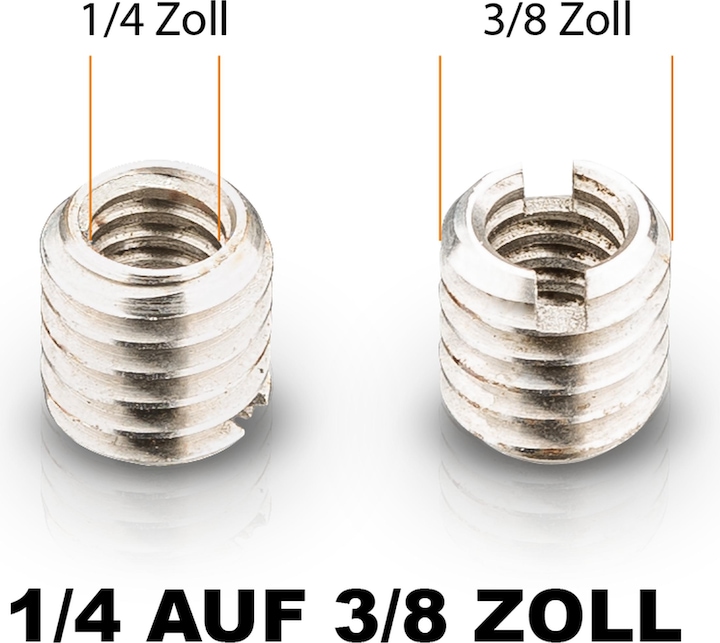 Actual product image Walimex Threaded adapter 3/8 inch to 1/4 inch (Stand adapter)