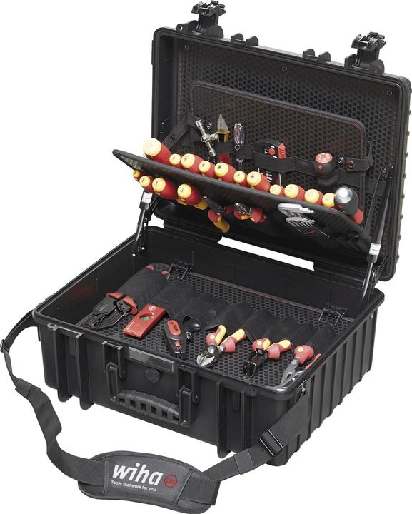 Actual product image Wiha Tool case set XXL III electric I 104-piece I Electrician's tool case I Tool box (106 pieces)