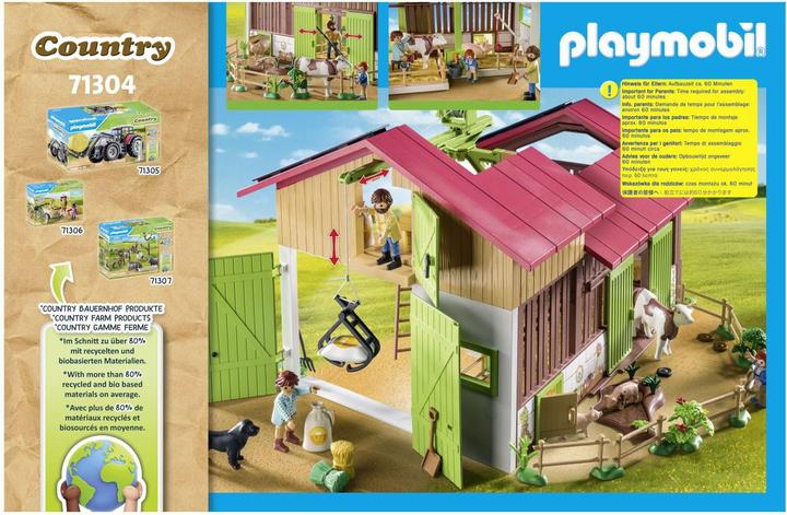 Actual product image Playmobil Large farm (71304, Playmobil Country)