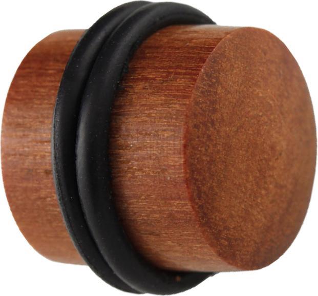 Produktbild Star Piercing Plug aus Teakholz (ohne Messing, Organisch)