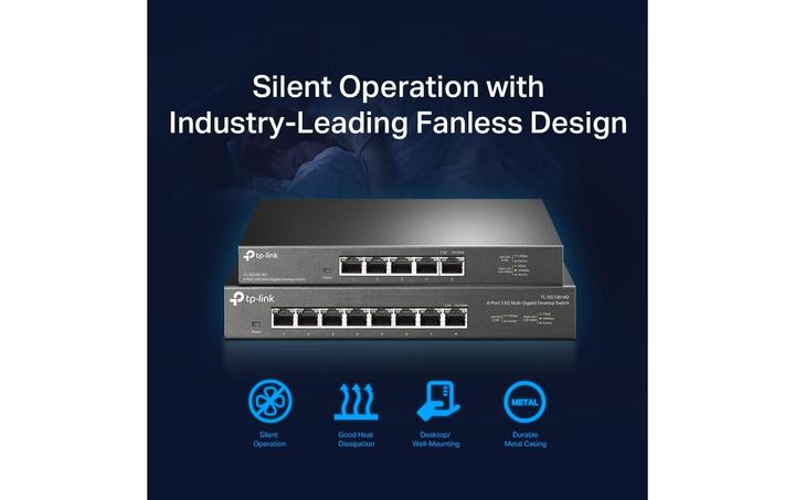 Immagine prodotto TP-Link Switch desktop a 8 porte 2.5G TL-SG108-M2 non gestito (8 Porti)