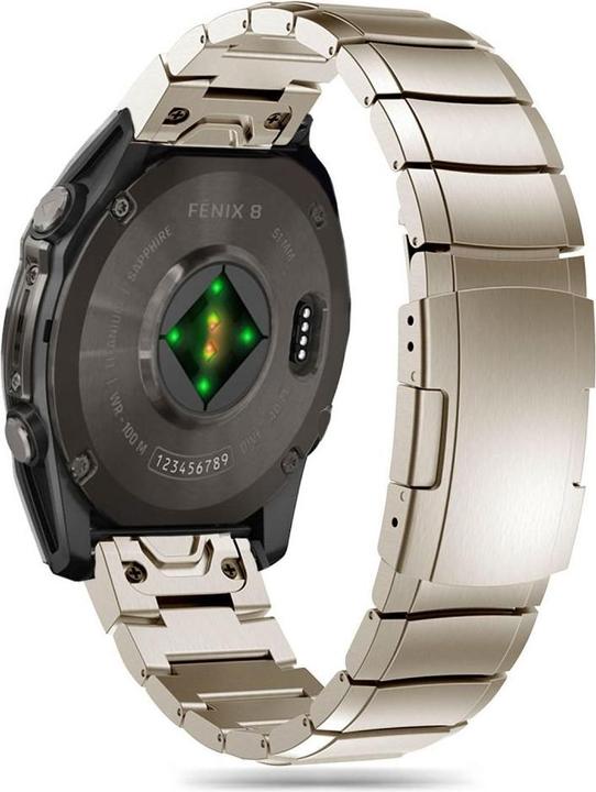 Produktbild Tech-Protect SteelBand Bracelet for Garmin Fenix 5X / 5X PLUS / 6X / 6X PRO / 7X / 8 (51 MM) - Titan (Edelstahl)