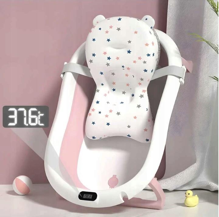 Produktbild Extralink Kids | Wanienka | różowa z termometrem LED