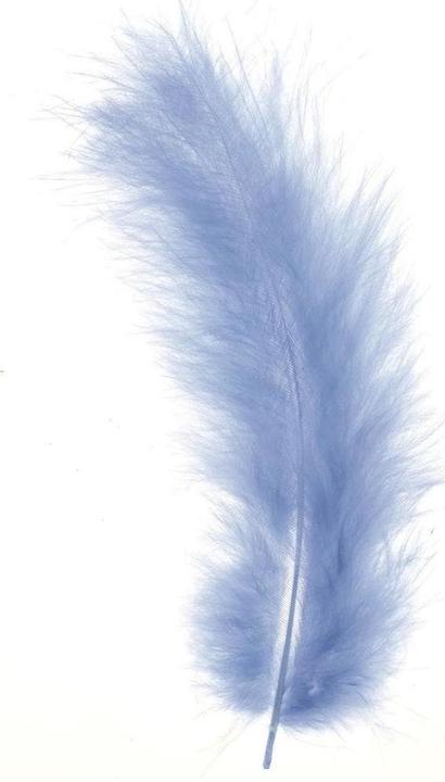 Actual product image Glorex Marabou feathers light blue
