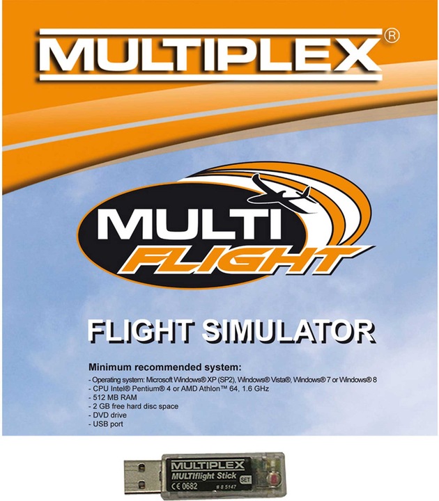 Produktbild Multiplex Multiflight Stick mit Multiflight plus CD (PC, DE)