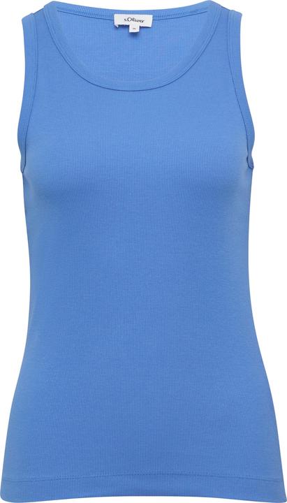 Produktbild s.Oliver T-Shirt Elastisches Top mit Rippstruktur (40)