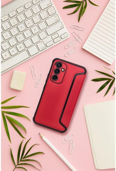 Produktbild OEM Book case RAZOR Book for SAMSUNG A12 / M12 red (Samsung Galaxy M12)