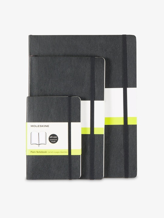 Actual product image Moleskine Classic Soft LL (A5, Plain, Soft cover)