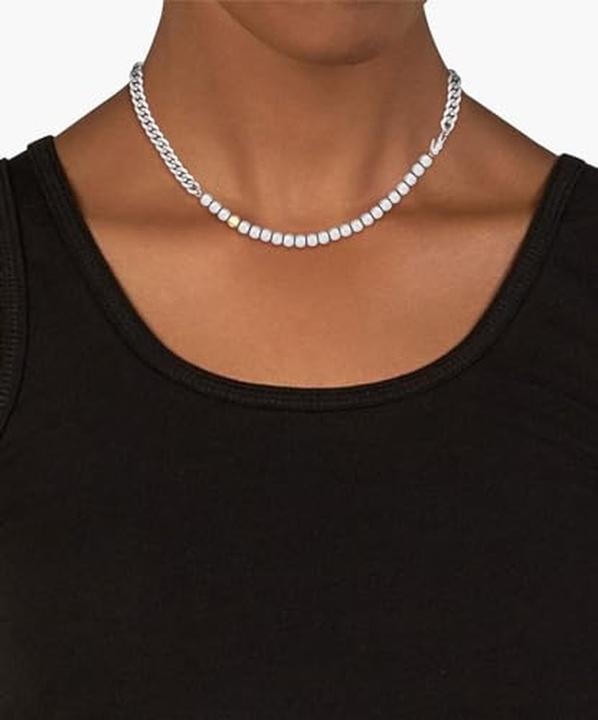 Actual product image Lacoste - Stylish steel necklace Orbe 2040335 (Stainless steel)