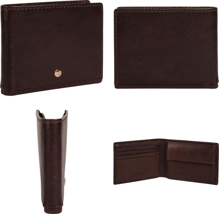 Actual product image Bugatti Geldbörse echt Leder Herren, Damen NEAPLES