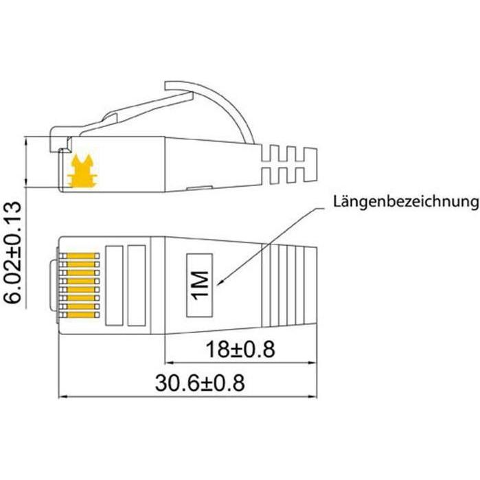 Thumbnail - Wirewin Netzwerkkabel (STP, CAT6, 1.50 m), Netzwerkkabel