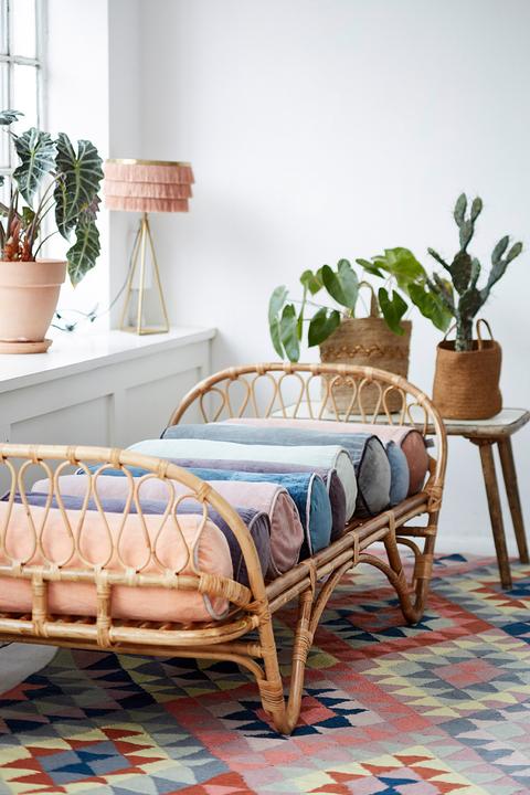 Actual product image Liv Interior Jute storage basket 16 x 16 cm, Gold/Nature (1 x, 16 x 16 x 16 cm)
