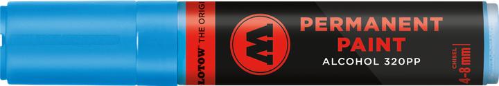 Actual product image Molotow Brand 320PP refillable 4-8mm shock blue medium (shock blue medium, 8 mm, 1 x)