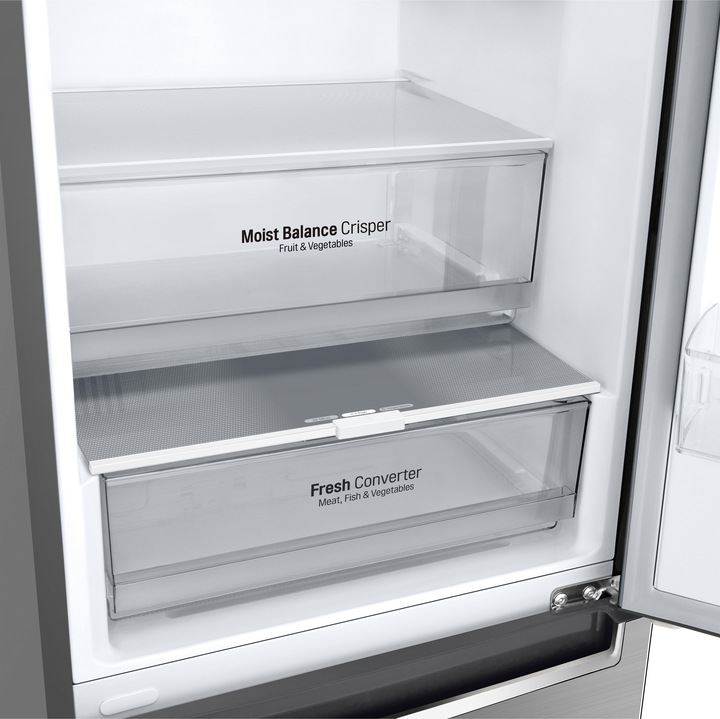 Immagine prodotto LG GBB61PZGFN Anteriore: Acciaio, altezza 186 cm (341 l)