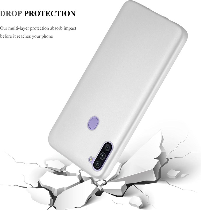 Produktbild Cadorabo TPU Matt Metallic Cover (Samsung Galaxy M11, Samsung Galaxy A11)
