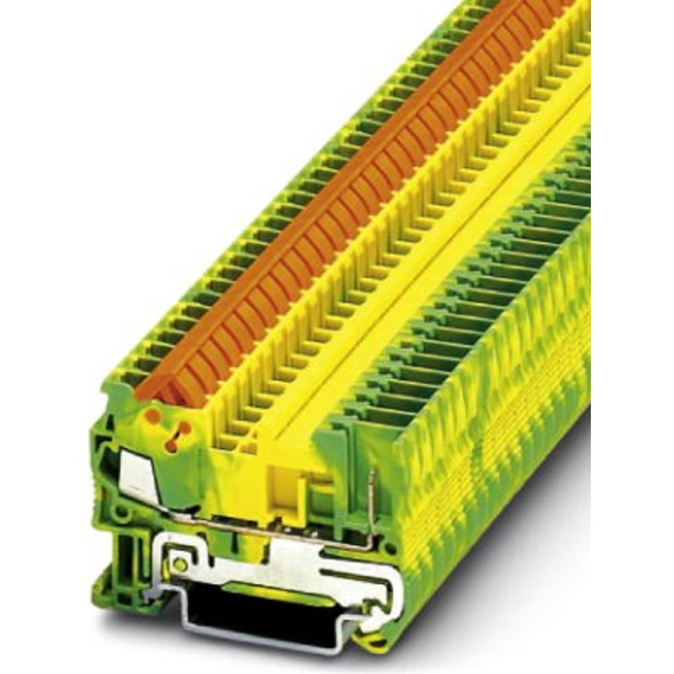 Phoenix Contact Morsetto di protezione QTC 1.5/ 1P-PE QTC 1.5/ 1P-PE verde-giallo Contenuto: 50 pezzi., Cavo + Spina elettrica, Giallo, Verde