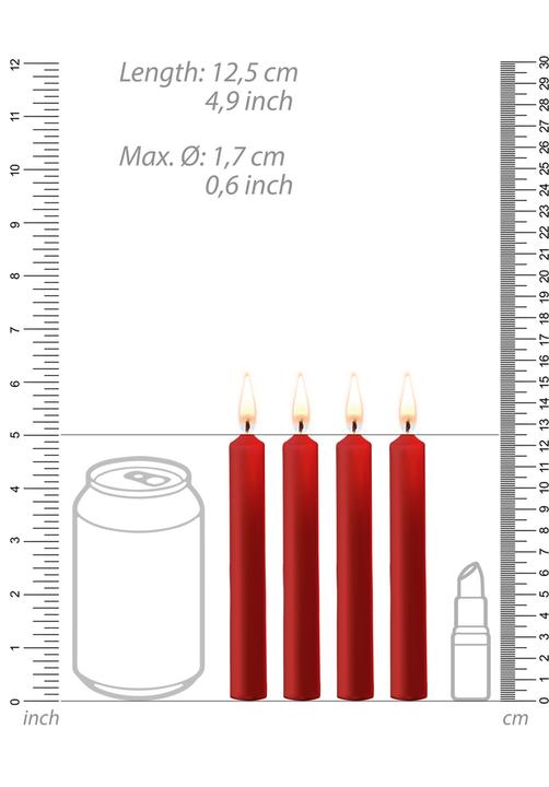 Produktbild Ouch! Teasing Wax Candles - Parafin - 4-pack