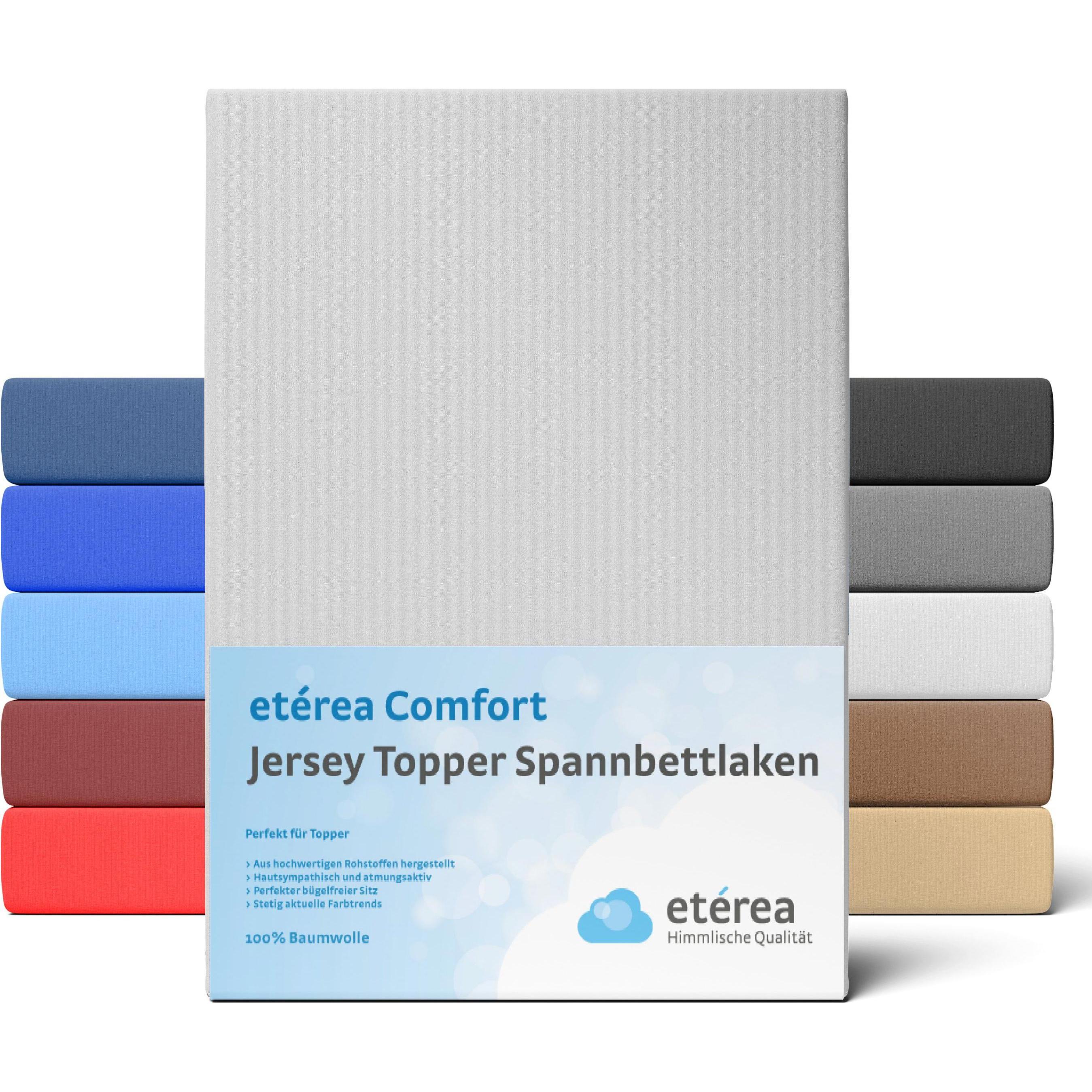 Etérea, Fixleintuch, Comfort Jersey Topper (100 x 200 cm, 90 x 200 cm)