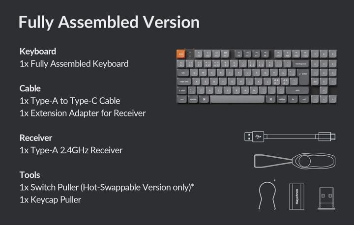 Actual product image Keychron K13 Max (Swiss, Cable, Wireless)