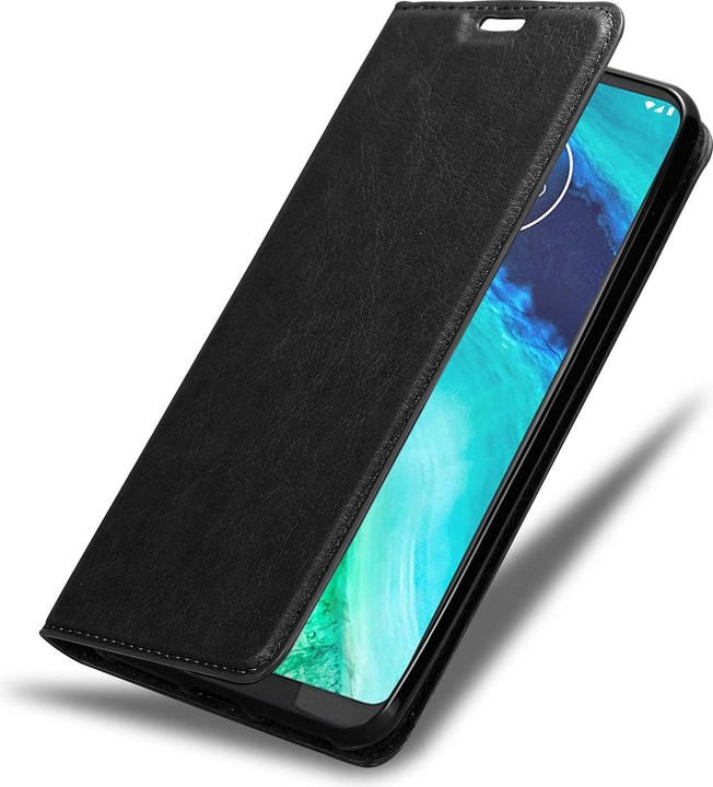 Actual product image Cadorabo Book Invisible Magnet Cover (Motorola Moto G8)