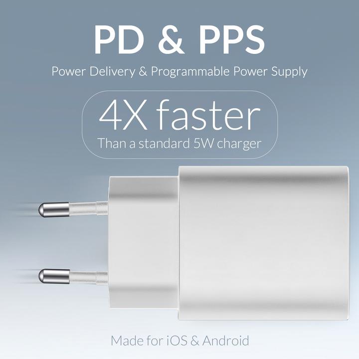 Actual product image Mobilize Travel charger USB-C