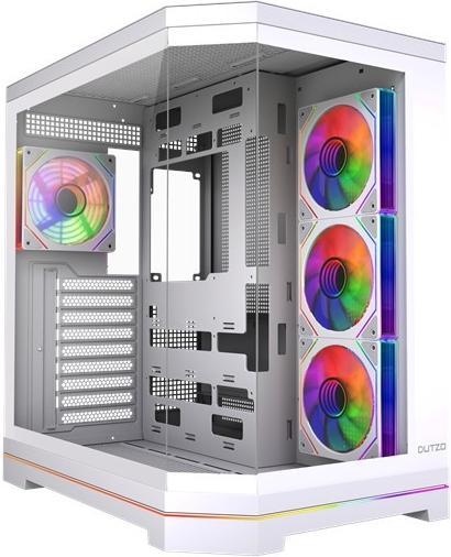 Dutzo C831 Panorama ARGB - Kabinet - Miditower - Hvid (ATX, mATX, Mini-ITX)