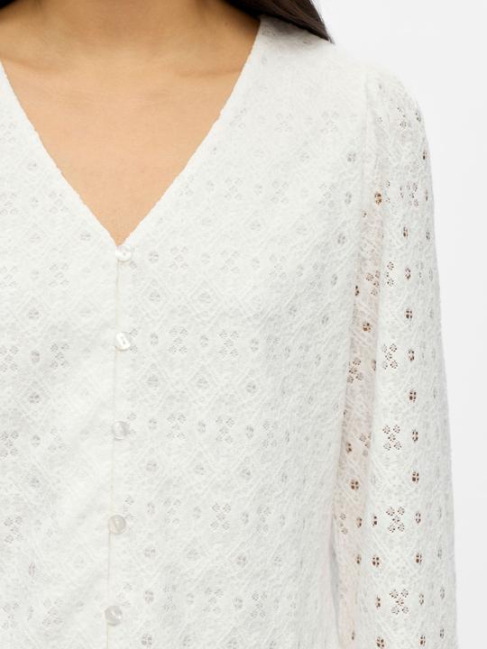 Immagine prodotto Object V-Ausschnitt Puffärmel Bluse (M)