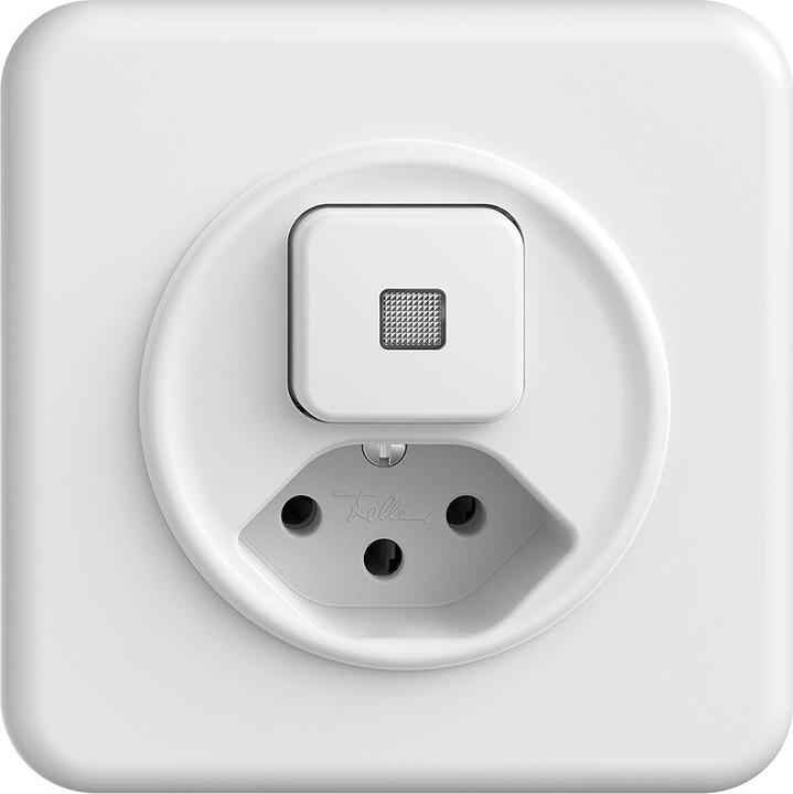 Actual product image Feller STANDARDdue UP small combination illuminated pushbutton T13 S-Ö 1-P