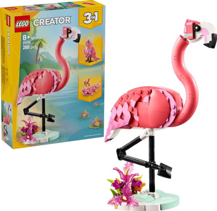Immagine prodotto LEGO Wilde Tiere: Rosa Flamingo (31170, LEGO Creator Expert)