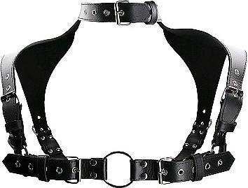 Produktbild Ouch! Men Harness with Neck Collar - One Size (One Size)