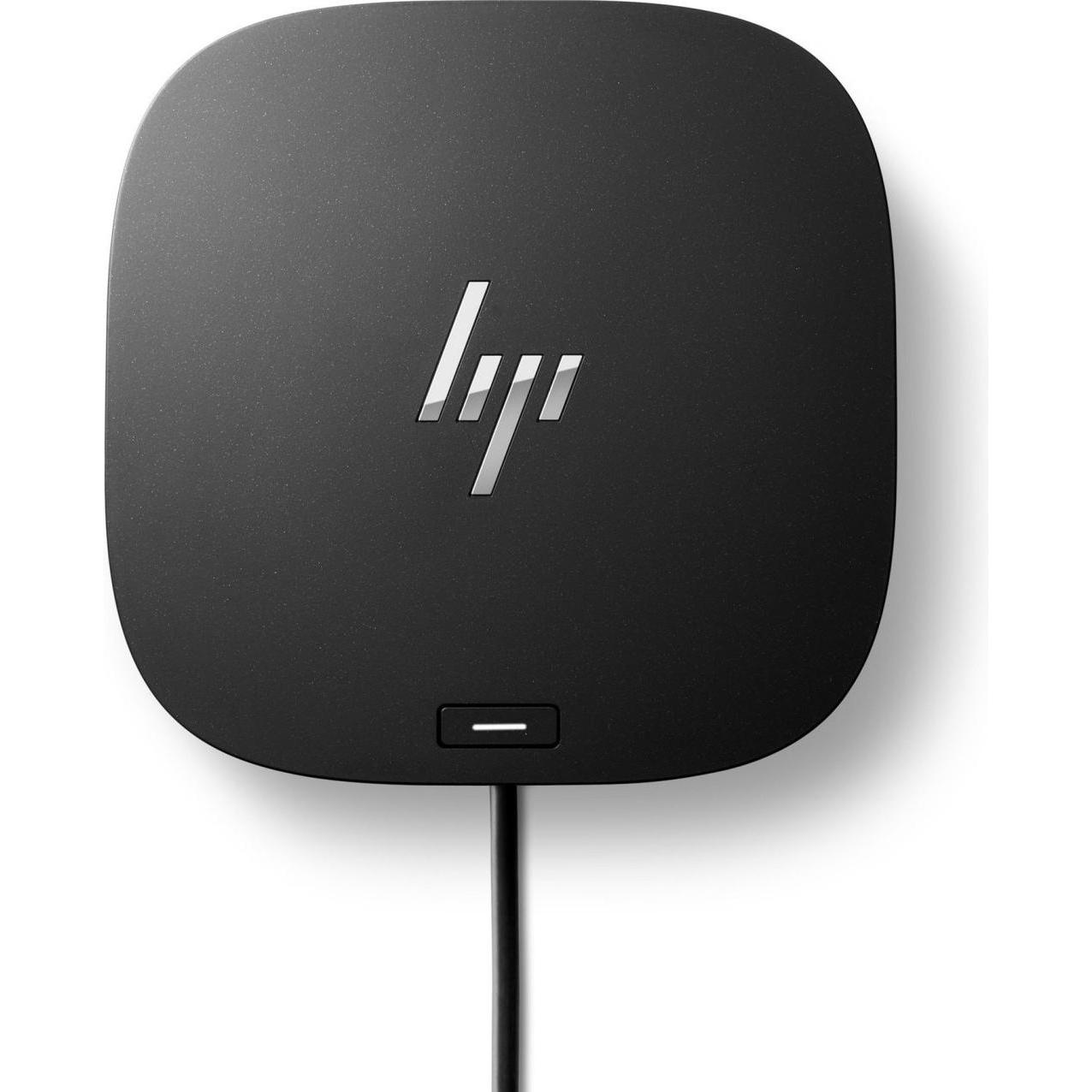 HP G5 Essential Dock (USB-C), Dockingstation + USB Hub, Schwarz
