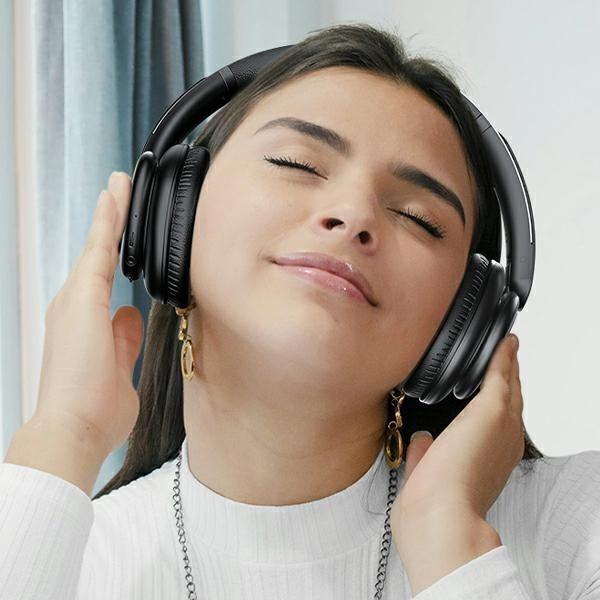 Image du produit Awei słuchawki nauszne A996 Pro ANC Bluetooth czarny/black (ANC, 16 h, Sans fil)