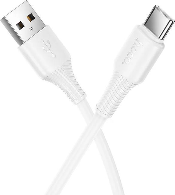 Actual product image Hoco Cable Cable USB A to USB C 3A 1 m X120 white (1 m, 60 W)