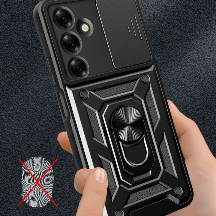 Produktbild Tech-Protect Camshield Pro Case for Samsung Galaxy M35 5G - Black (Samsung Galaxy A35)
